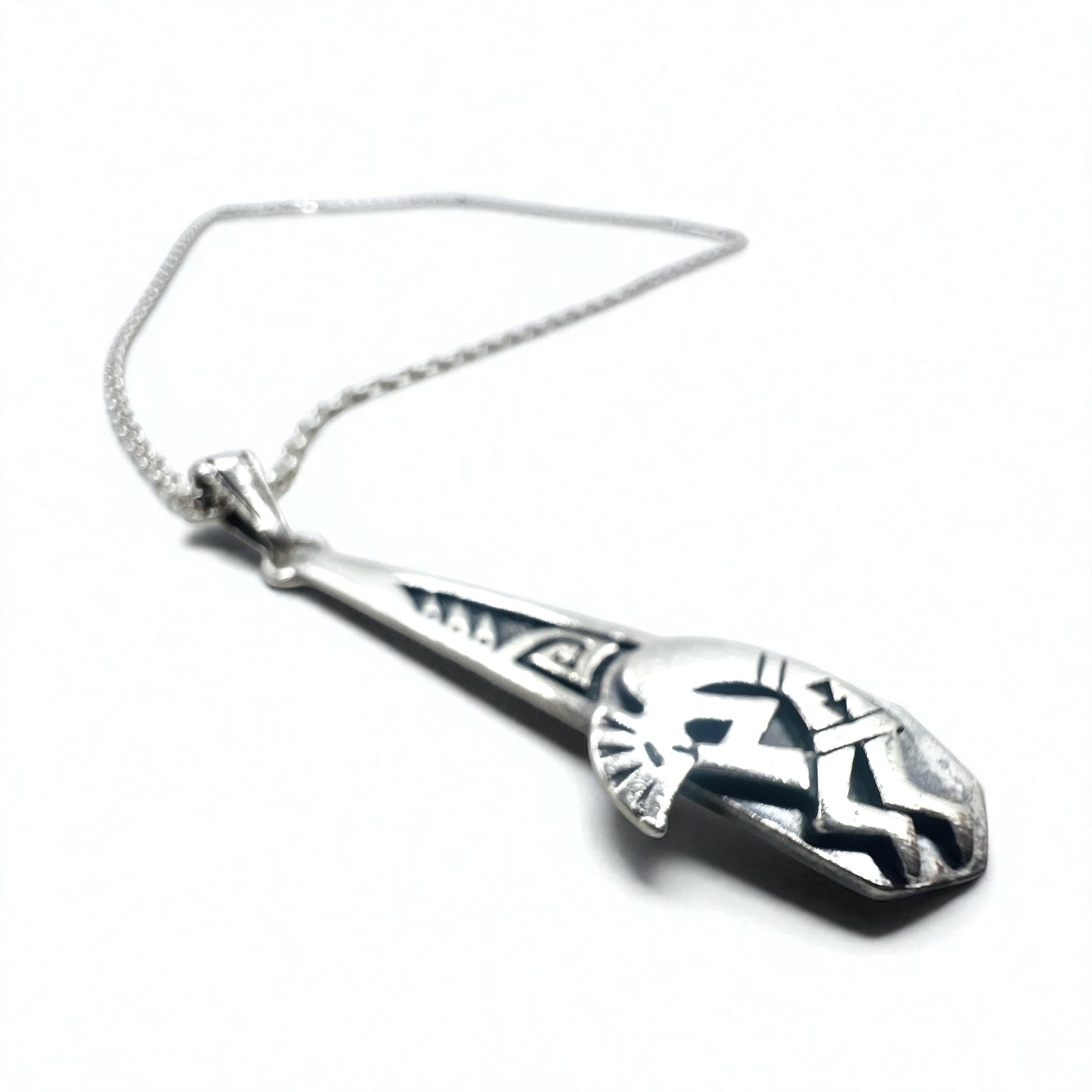 SAAD インディアンジュエリー ココペリ ネックレス チェーン シルバー 925