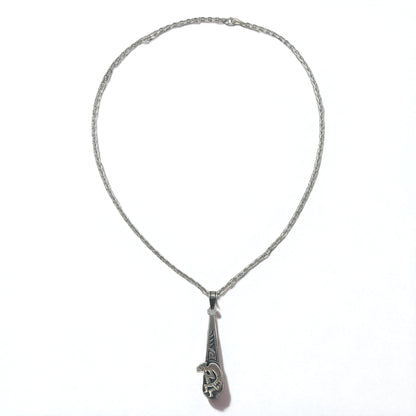 SAAD インディアンジュエリー ココペリ ネックレス チェーン シルバー 925