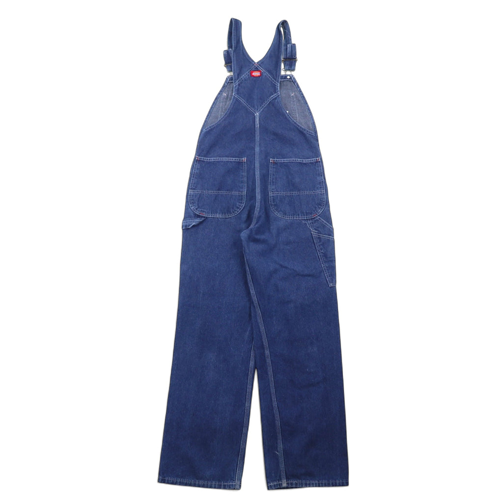 Dickies Denim Overalls Size 34 Blue Cotton