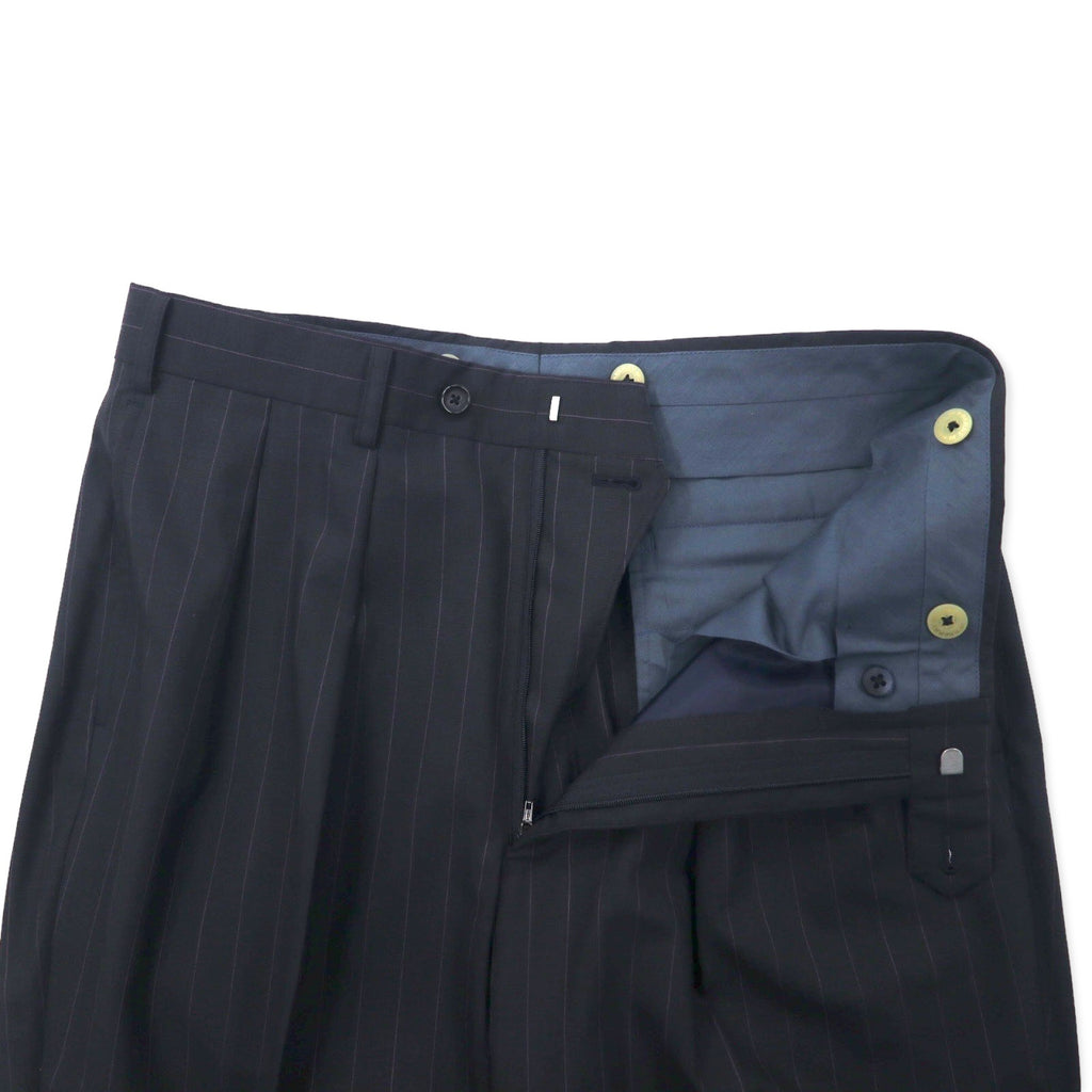 BURBERRY 3B Suit Set Up CLUB COLLECTION 96-86-175 L40 Grey Striped Wool SUPER 120's Made in Japan