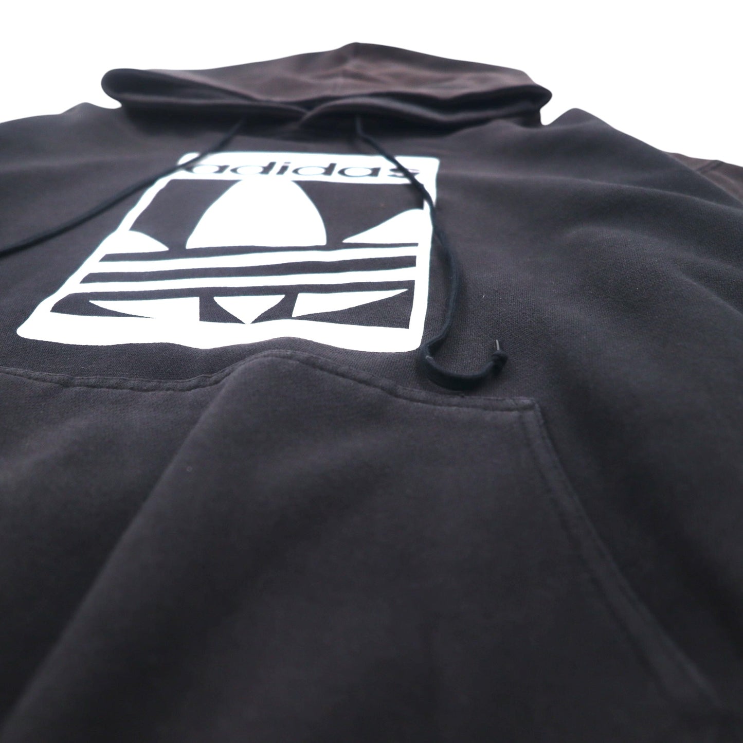 adidas originals トレフォイル ロゴ パーカー プルオーバー 4XO ブラック コットン STR GRAPH OTH TREFOIL HOODIE AI6964