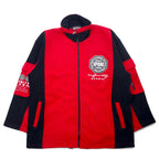90s INFINITY SPORT Sweat Set Up Jersey FREE Red Cotton Drawcord