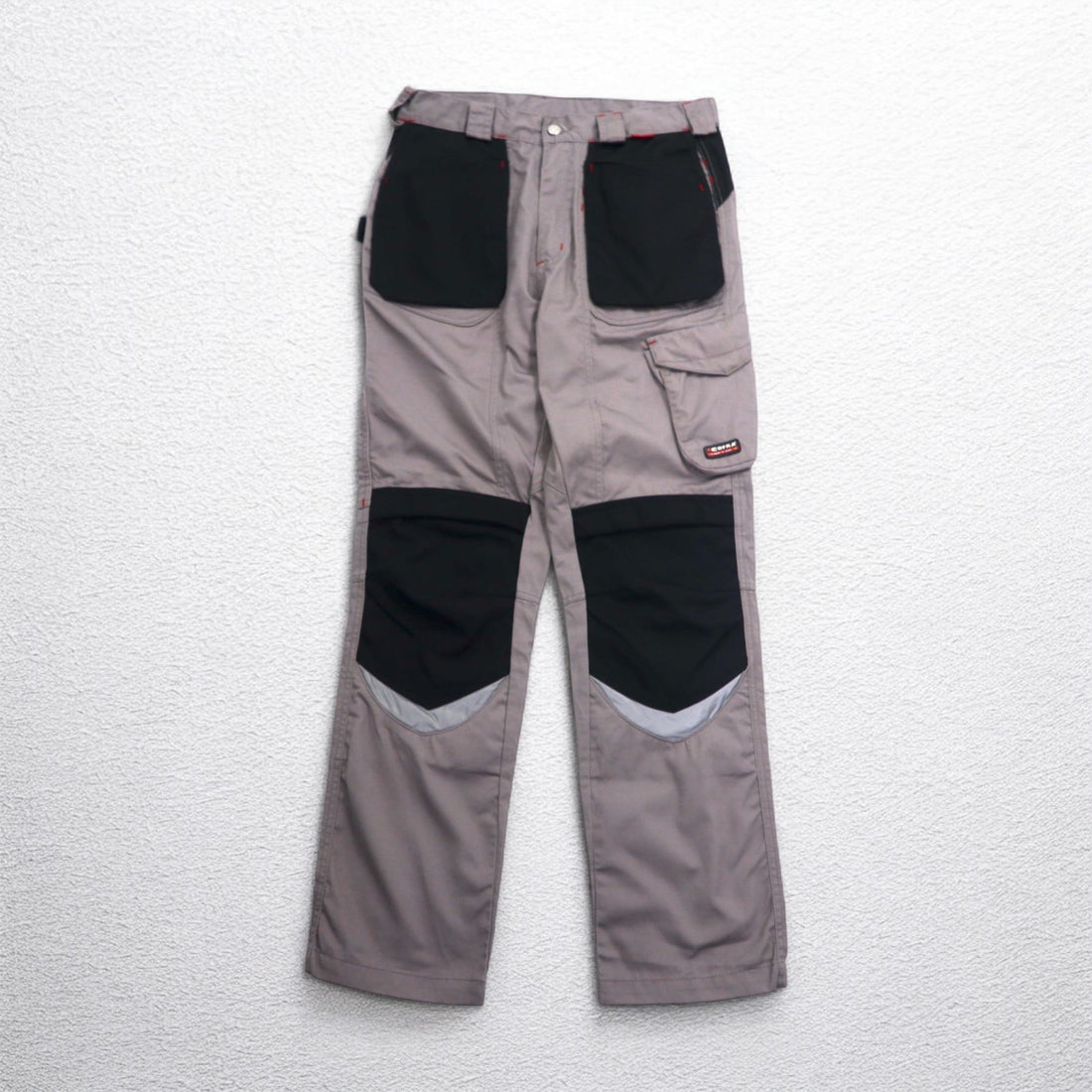 COFRA Eurowork Double Knee Utility Cargo Pants Work Pants M Grey Cotton Polyester