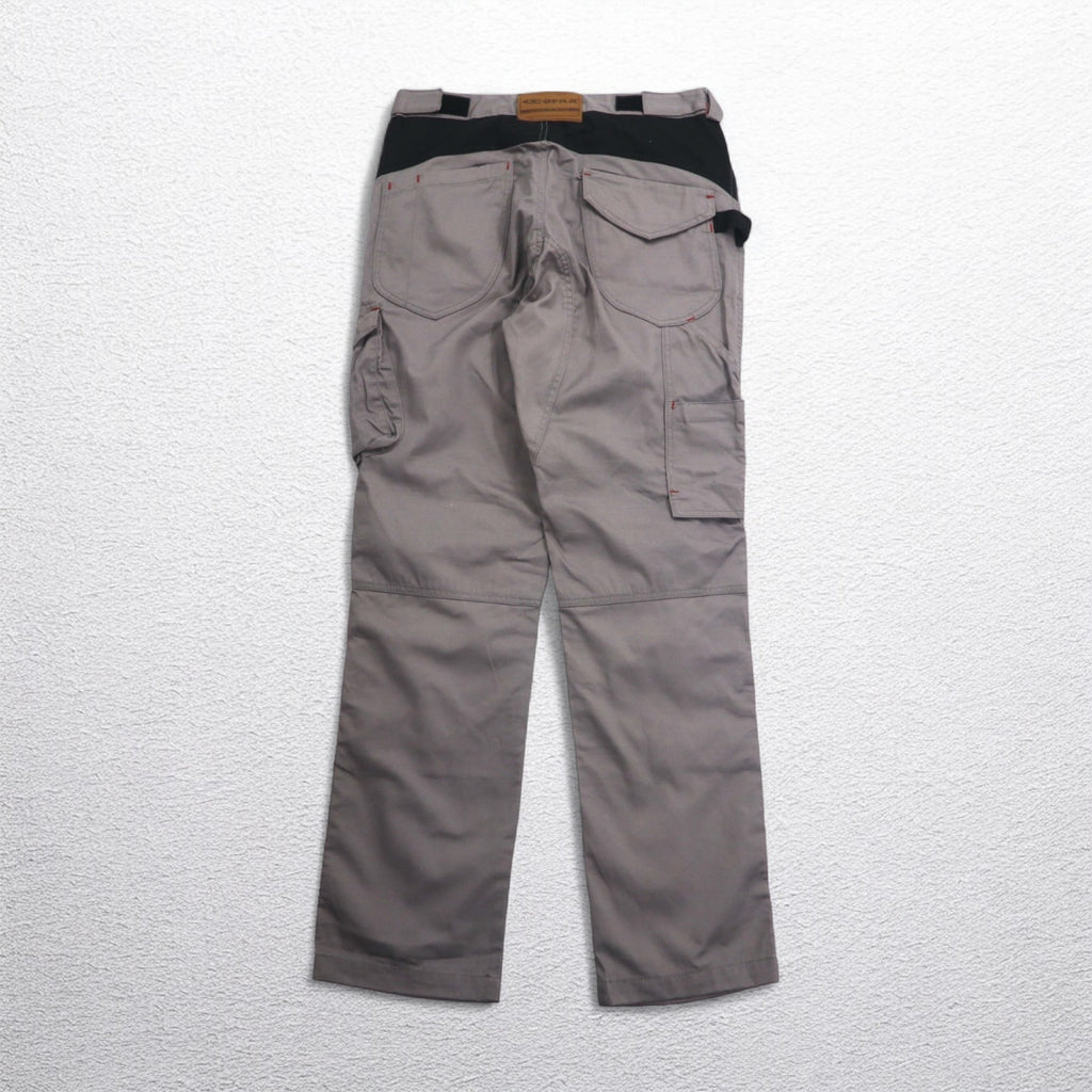 COFRA Eurowork Double Knee Utility Cargo Pants Work Pants M Grey Cotton Polyester