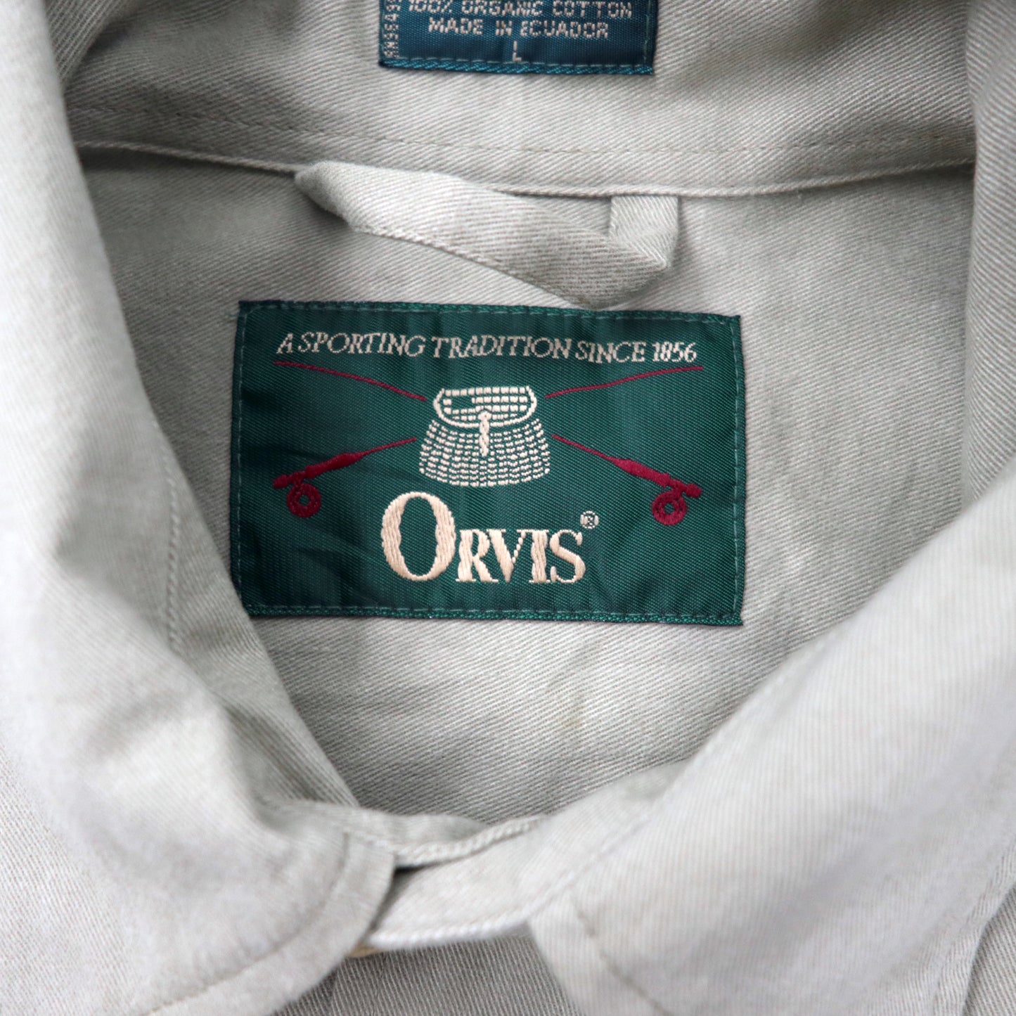 ORVIS 90年代 サファリジャケット L ベージュ コットン ドローコード エクアドル製