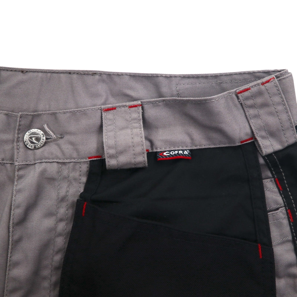 COFRA Eurowork Double Knee Utility Cargo Pants Work Pants M Grey Cotton Polyester