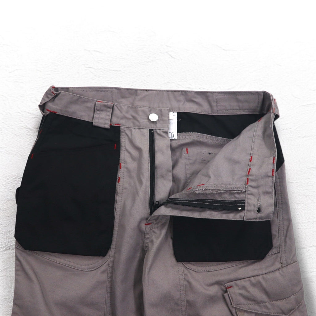 COFRA Eurowork Double Knee Utility Cargo Pants Work Pants M Grey Cotton Polyester