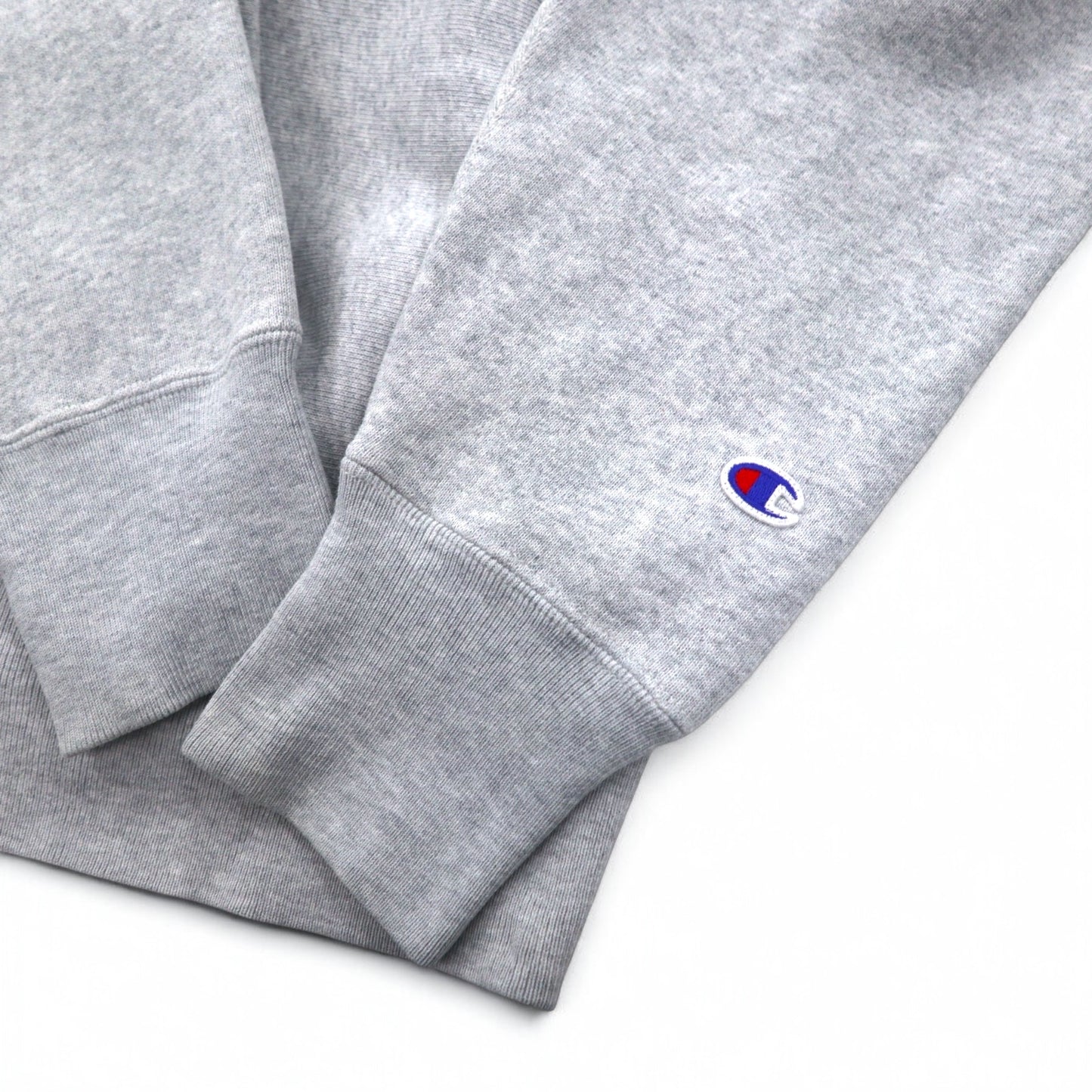 Champion リバースウィーブ REVERSE WEAVE プルオーバーパーカー XL グレー スクリプトロゴ刺繍 青単タグ 復刻 C3-L107