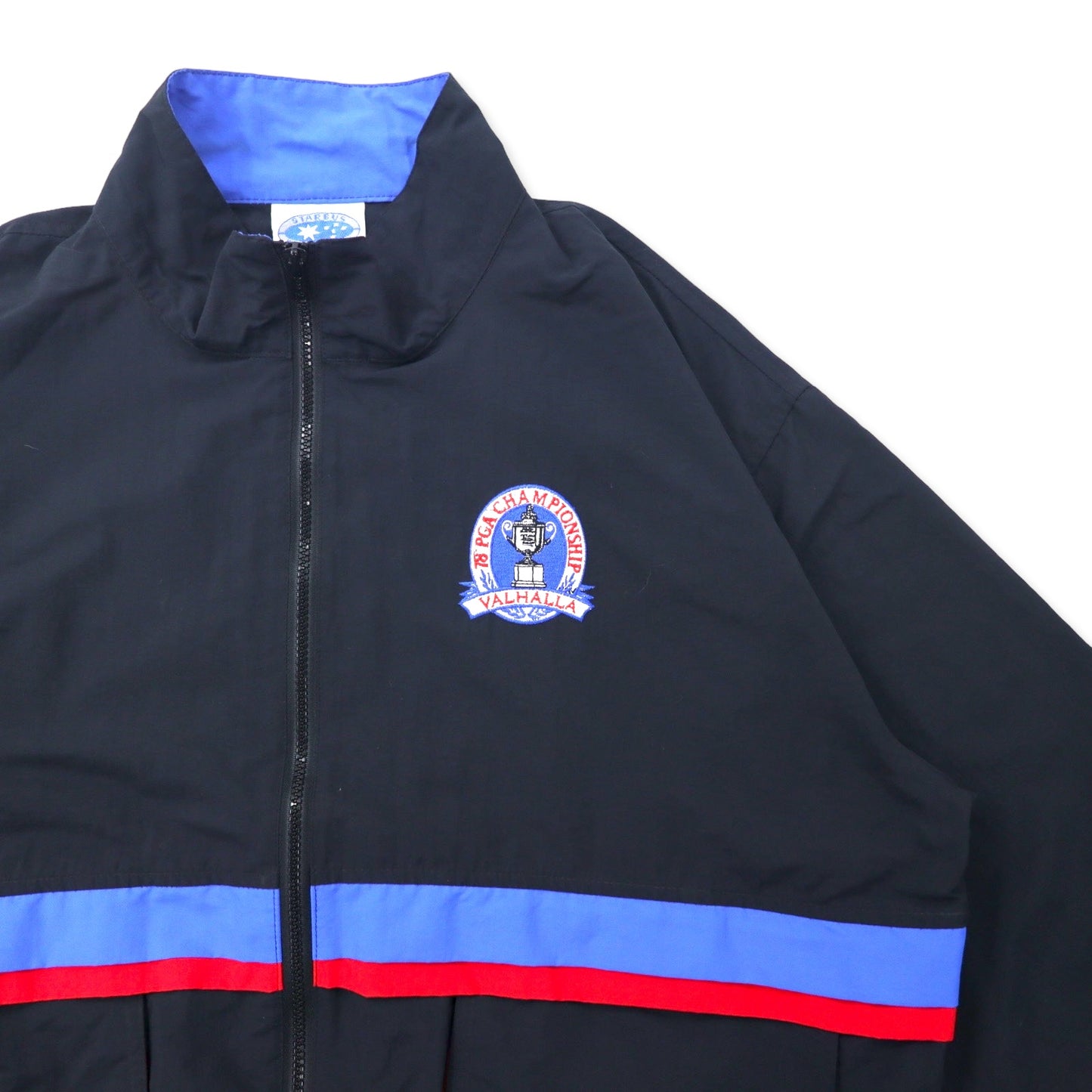 STARBUS WEATHER SCREEN 90年代 ナイロンジャケット L ブラック 78' PGA CHAMPIONSHIP 刺繍 ビッグサイズ