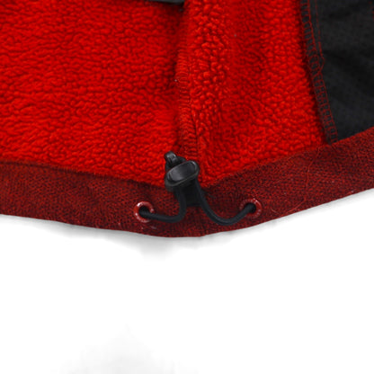 NAUTICA フルジップ フリースジャケット L レッド OUTERLITE SERIES ダブルジップ NAUTEX