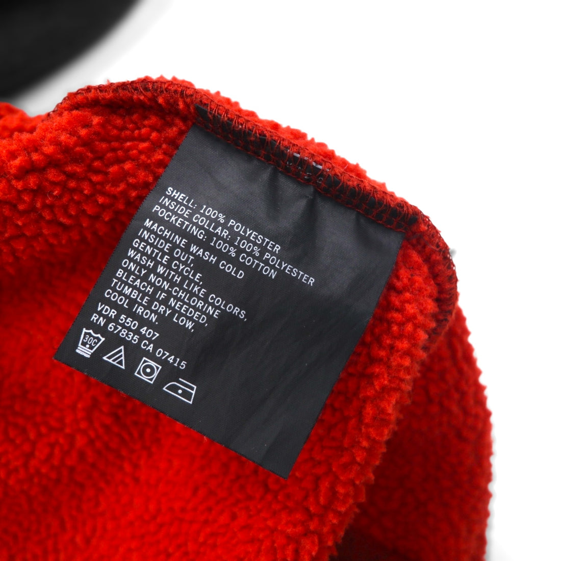 NAUTICA Full Zip Fleece Jacket L Red OUTERLITE SERIES Double NAUTEX