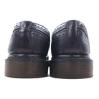 Dr. Martens Full Brogue Wingtip Dress Shoes 29cm Brown Leather Medallion 3989