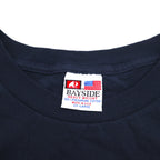 USA製 BAYSIDE ヘビーウェイト カレッジプリント Tシャツ 2XL ブラック MICHIGAN ミシガン