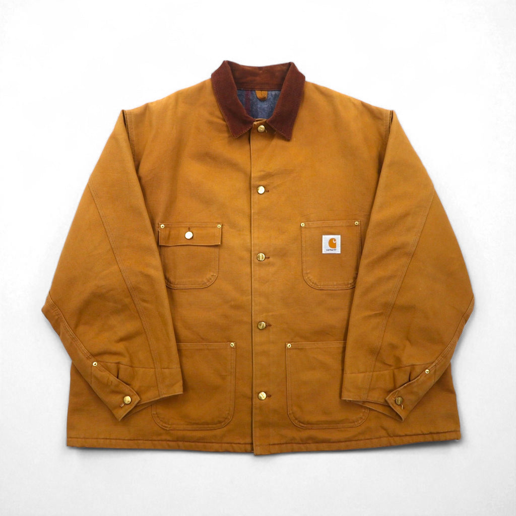 Carhartt Michigan Duck Chore Coat/Coverall, 2XL, Camel, Blanket Liner, Corduroy Collar, Oversized