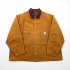 Carhartt Michigan Duck Chore Coat/Coverall, 2XL, Camel, Blanket Liner, Corduroy Collar, Oversized