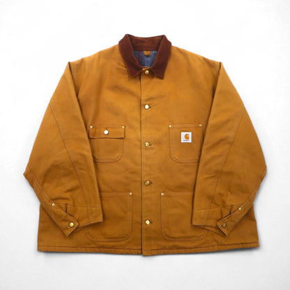 Carhartt Michigan Duck Chore Coat/Coverall, 2XL, Camel, Blanket Liner, Corduroy Collar, Oversized