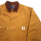 Carhartt Michigan Duck Chore Coat/Coverall, 2XL, Camel, Blanket Liner, Corduroy Collar, Oversized