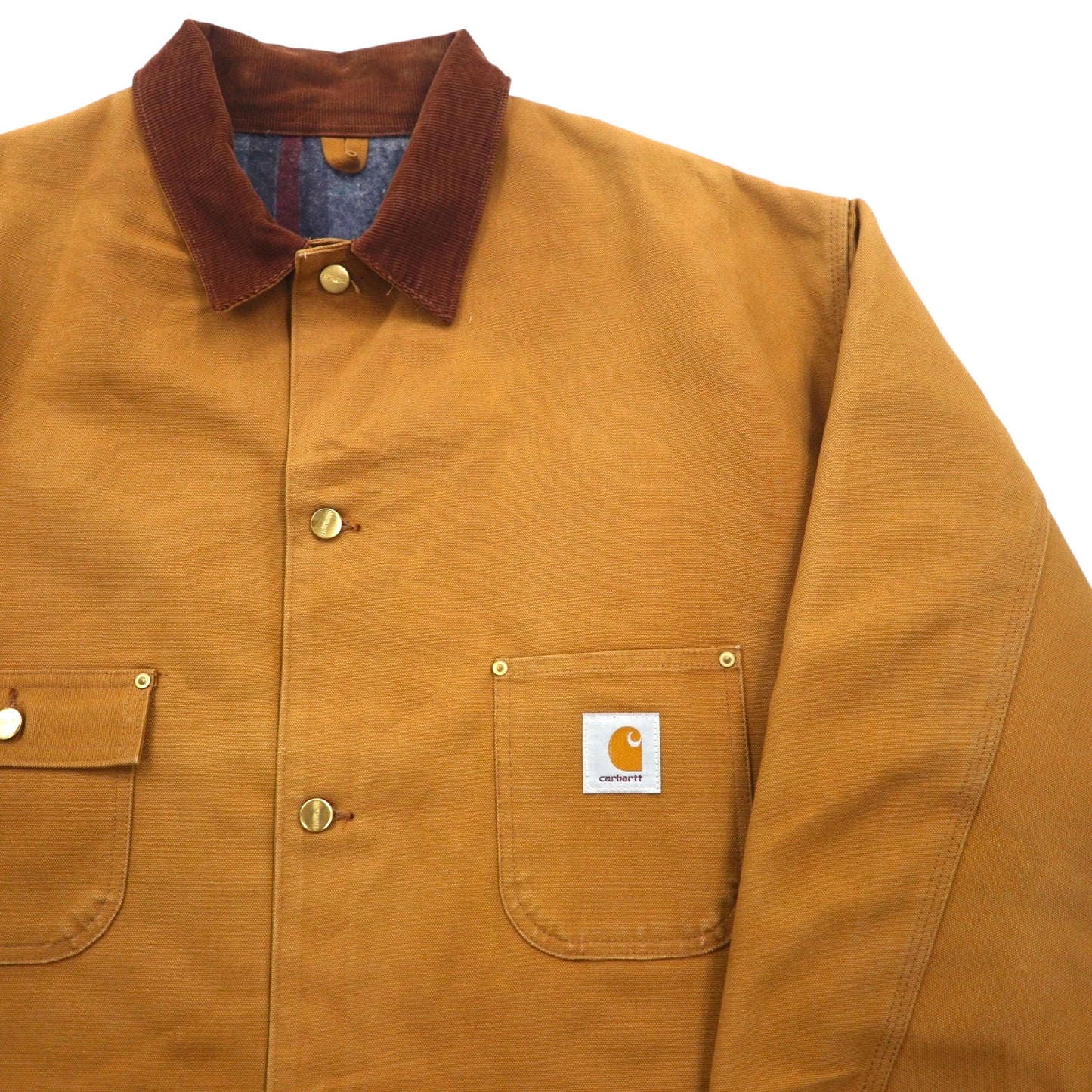 Carhartt Michigan Duck Chore Coat/Coverall, 2XL, Camel, Blanket Liner, Corduroy Collar, Oversized