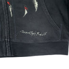 DENIM &amp; SUPPLY RALPH LAUREN Indian Print Full Zip Hoodie S Black Cotton