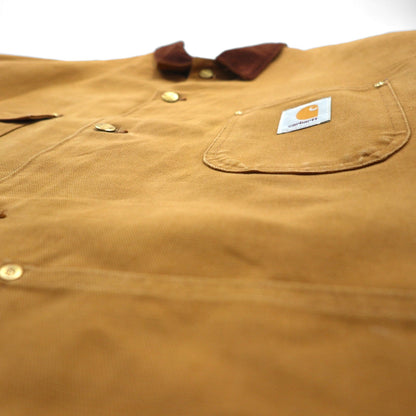 Carhartt Michigan Duck Chore Coat/Coverall, 2XL, Camel, Blanket Liner, Corduroy Collar, Oversized