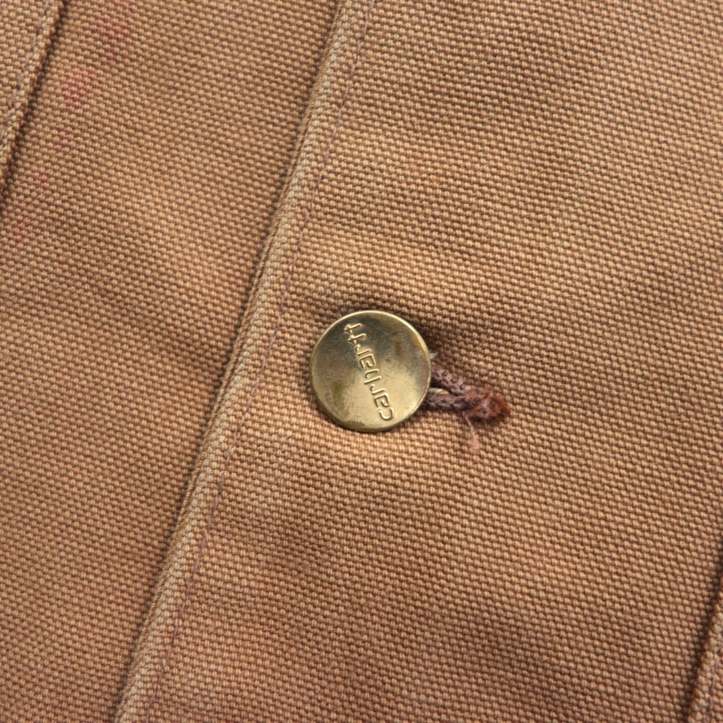 Carhartt Michigan Duck Chore Coat/Coverall, 2XL, Camel, Blanket Liner, Corduroy Collar, Oversized