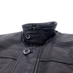 Wind Armour Deerskin British Leather Car Coat, Large, Black, Deerskin