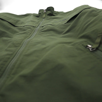 Eddie Bauer フリースライニング 中綿 ナイロンジャケット ブルゾン M カーキ Thermore