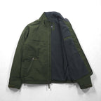 Eddie Bauer Fleece-Lined Padded Nylon Jacket Blouson Medium Khaki Thermore