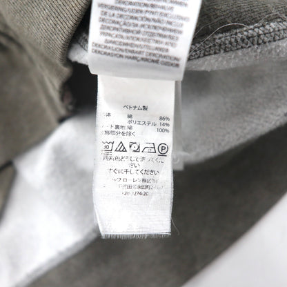 POLO RALPH LAUREN リバースウィーブ フルジップパーカー XL グレー カーキ スモールポニー刺繍