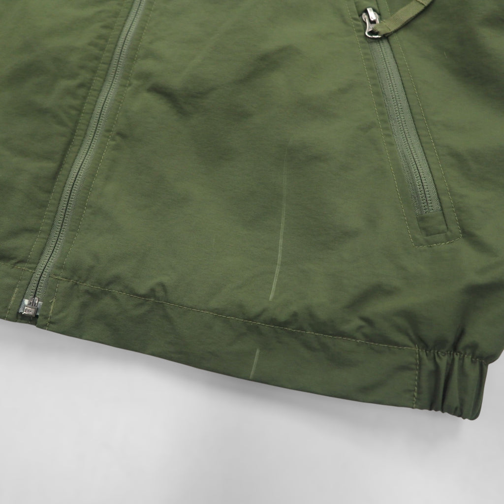 Eddie Bauer Fleece-Lined Padded Nylon Jacket Blouson Medium Khaki Thermore