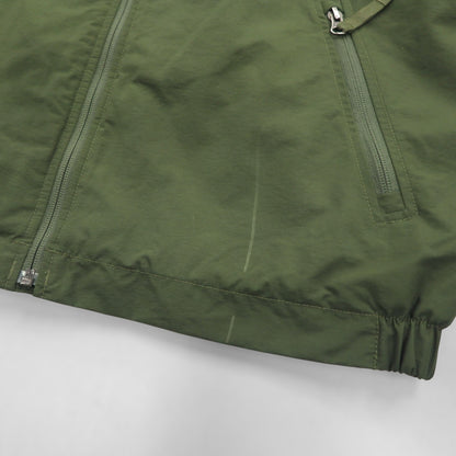 Eddie Bauer フリースライニング 中綿 ナイロンジャケット ブルゾン M カーキ Thermore