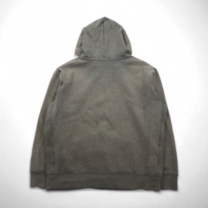 POLO RALPH LAUREN リバースウィーブ フルジップパーカー XL グレー カーキ スモールポニー刺繍