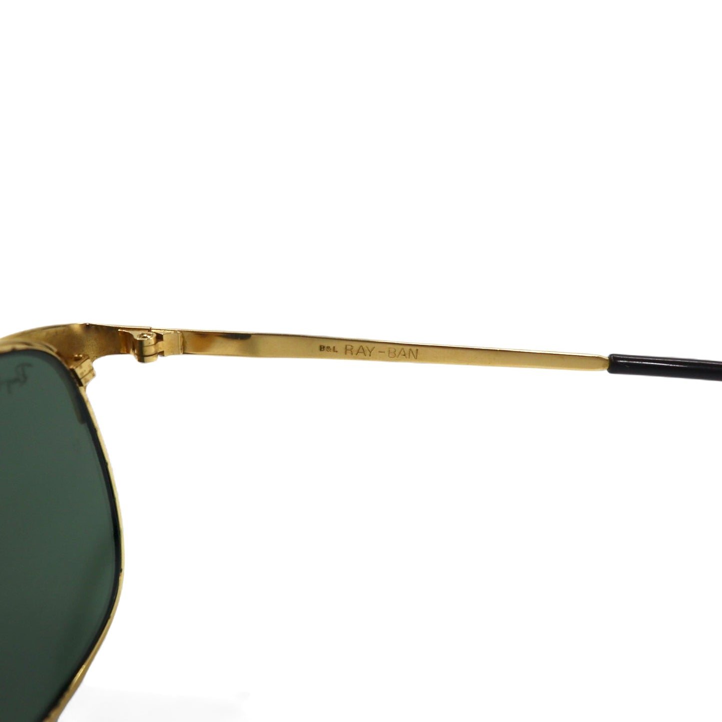 Ray-Ban ヴィンテージ ボシュロム社製 シグネット サングラス ゴールド メタル ダブルブリッジ B&L Bausch&Lomb SIGNET