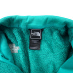 THE NORTH FACE Sherpa Fleece Jacket XS Green Polyester Logo Embroidery