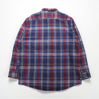 90s USA Vintage Flannel Shirt FIELDMASTER ヘビー フランネルシャツ XL チェック 胸ポケット USA製 90年代