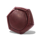 Cartier Old Must Line Drawstring Shoulder Bag Bordeaux Leather Vintage
