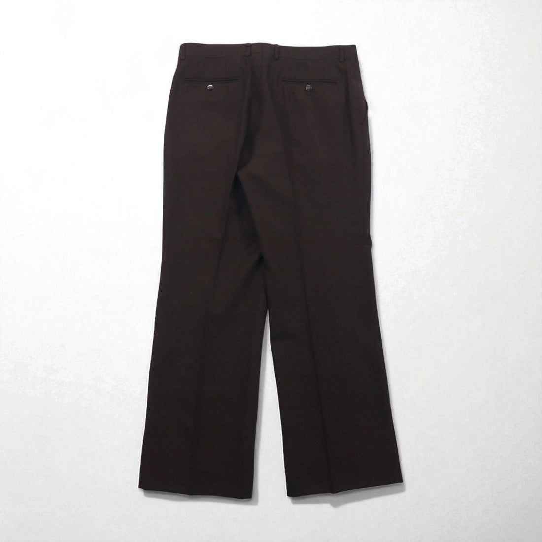 LANVIN Double-Breasted Peak Lapel Suit and Blazer Set, Size L, Dark Brown Wool with Metal Buttons, Wide Fit