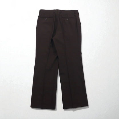 LANVIN ダブルブレスト ピークドラペル スーツ ブレザー セットアップ L ダークブラウン ウール メタルボタン ワイド