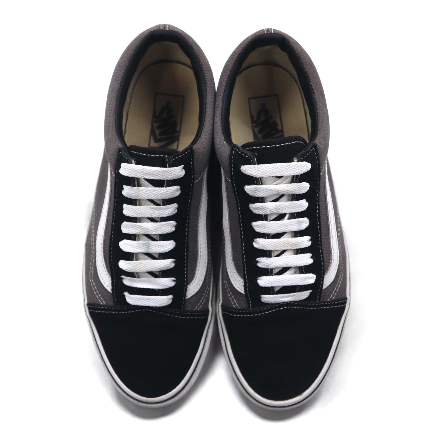 VANS オールドスクール OLD SKOOL スニーカー 27cm グレー ブラック VN000KW6HR0