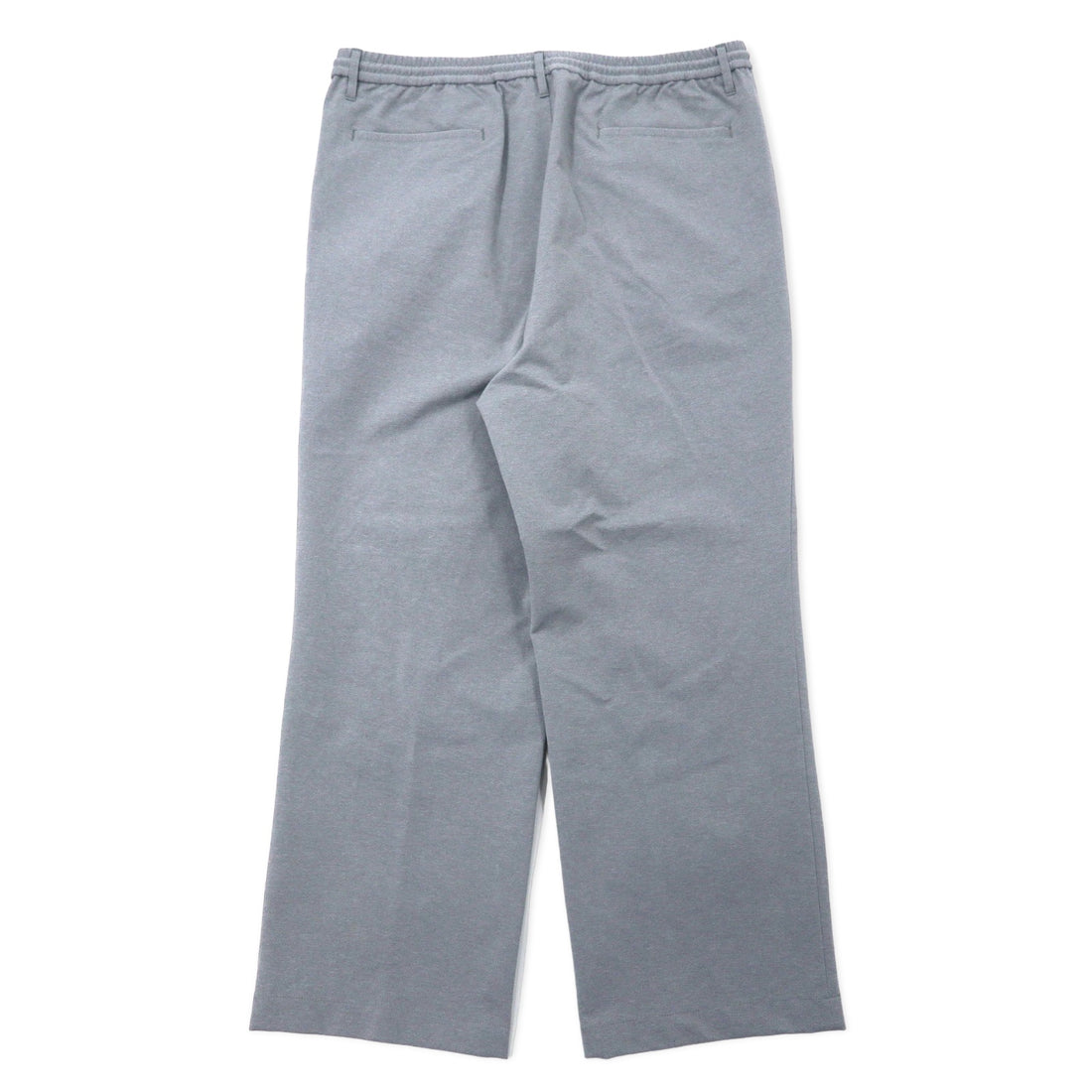 LACOSTE ストレッチ ストレート トラウザーズ イージーパンツ 46 グレー ポリエステル RELAXED FIT HH073EL