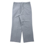 LACOSTE ストレッチ ストレート トラウザーズ イージーパンツ 46 グレー ポリエステル RELAXED FIT HH073EL