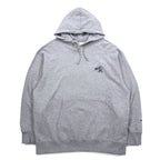 Champion Pullover Hoodie XL Grey Cotton Back Print CORTLAND C8-U112