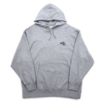 Champion Pullover Hoodie XL Grey Cotton Back Print CORTLAND C8-U112