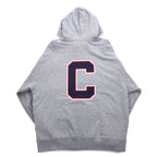 Champion Pullover Hoodie XL Grey Cotton Back Print CORTLAND C8-U112