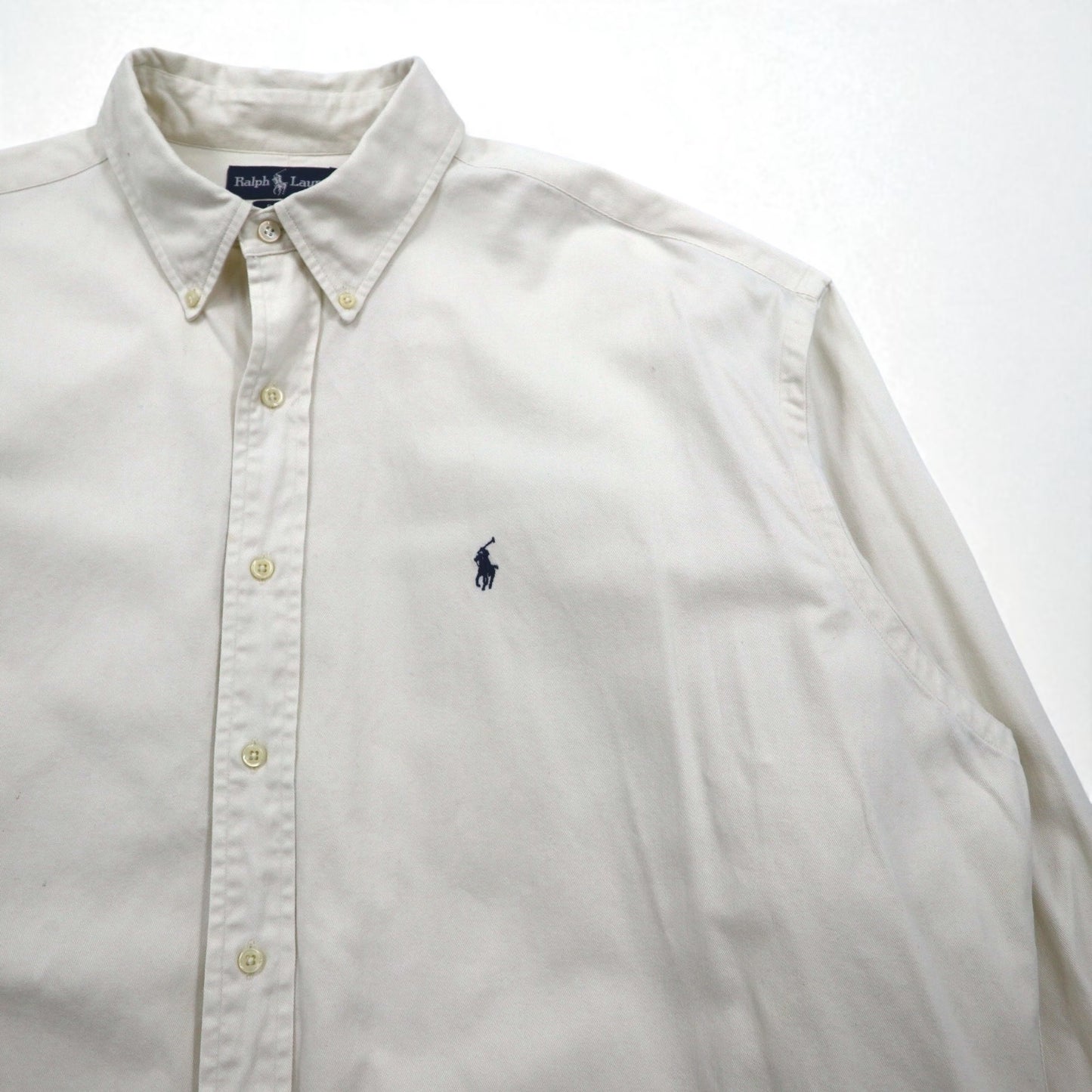 Ralph Lauren 90年代 BLAIRE オックスフォード ボタンダウンシャツ 2XL ホワイト スモールポニー刺繍 ビッグサイズ