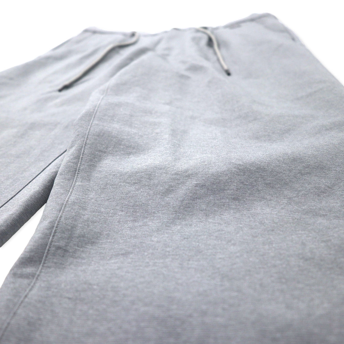 LACOSTE ストレッチ ストレート トラウザーズ イージーパンツ 46 グレー ポリエステル RELAXED FIT HH073EL