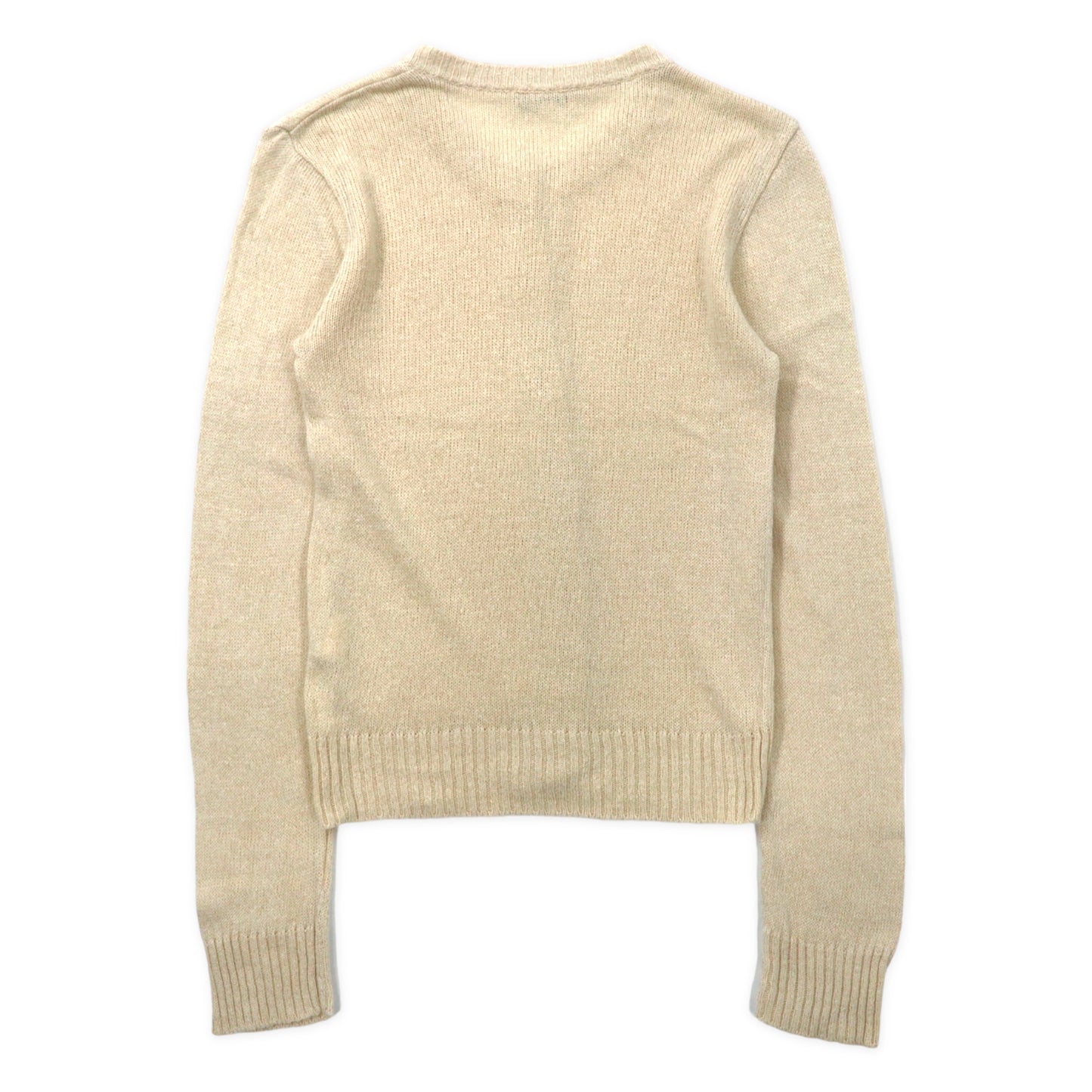 agnes b. France MADE Silk knit cardigan 2 cream linen blend – 日本 