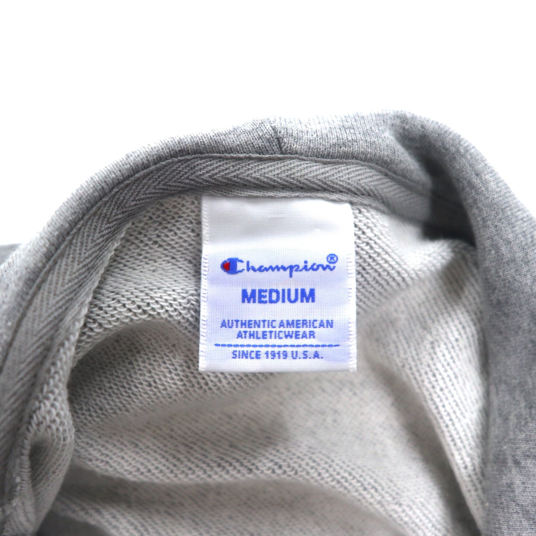 Champion Pullover Hoodie XL Grey Cotton Back Print CORTLAND C8-U112
