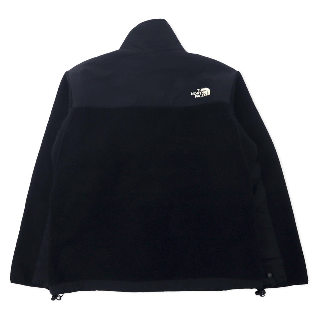 THE NORTH FACE Denali Jacket POLARTEC Fleece S Black Polyester Logo Embroidery