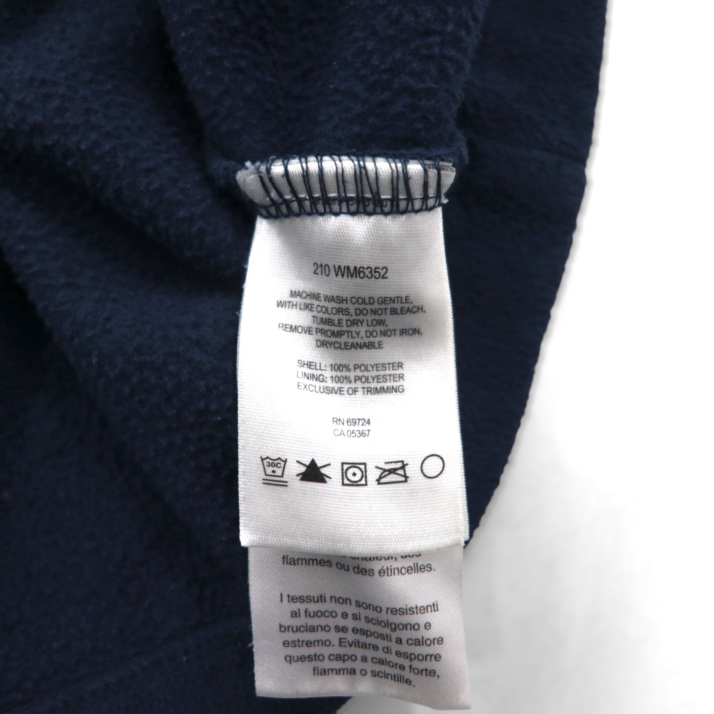 Columbia ハーフジップ フリースジャケット 2XL ネイビー 胸ポケット WM6352